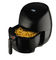 LCD Hot Air Fryer 1500w , Oil  Free Black Air Fryer For Promotional