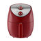 Oil Free Red Digital Air Fryer 1500w 4.6L With Overheat Protection CE ROHS Certified