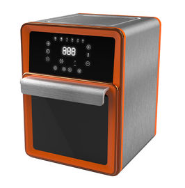 Orange 11L Hot Air Fryer Oven PP &amp; Steel Material With Big Digital Screen
