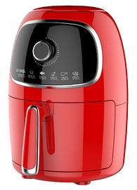 OEM Accept Small Digital Air Fryer , Red Color 2l Air Fryer Without Oil
