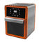 Easy Clean Hot Air Fryer Oven Black / Blue / Orange Color With Internal Light