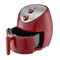 Household Oil Free Digital Fryer Red Color With Detachable Frying Basket